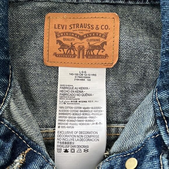 Levi’s-Girls Denim JACKET  NWT - Picture 3 of 5